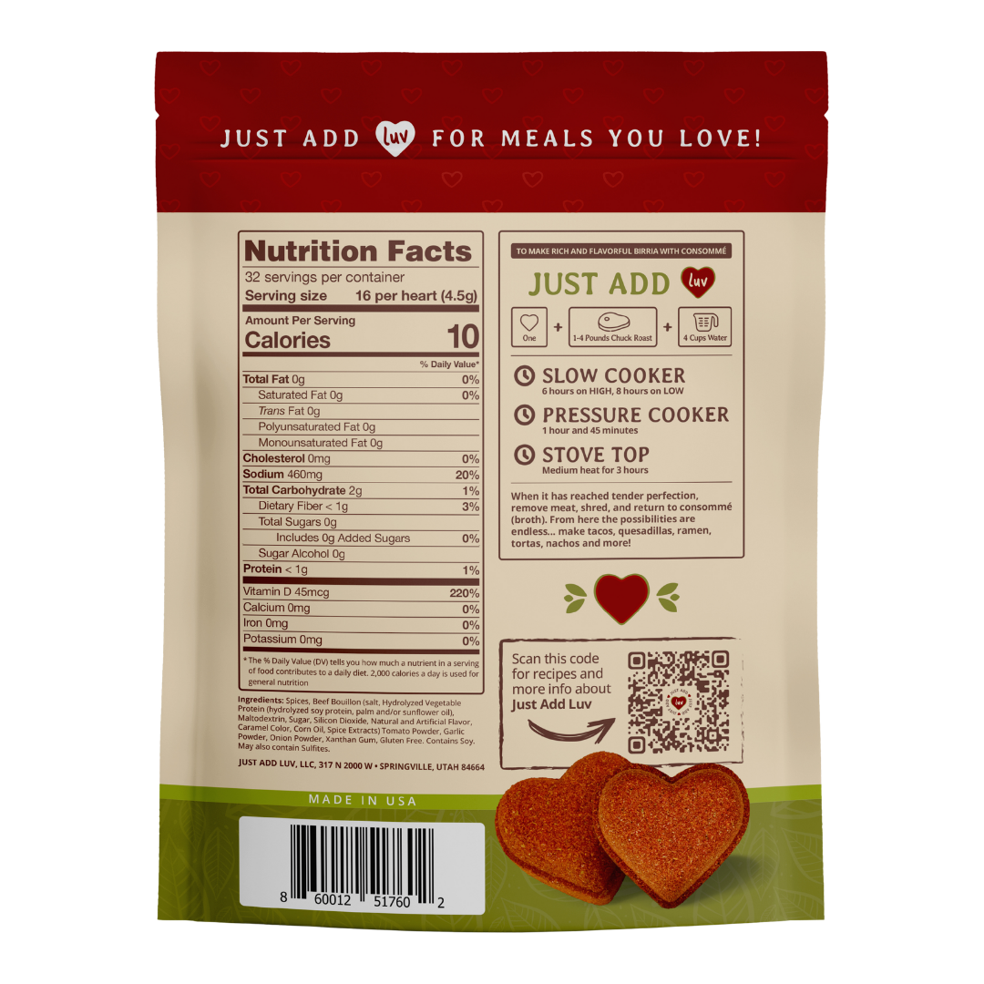 Birria Luv Bombs (2 per bag) Mild & Medium