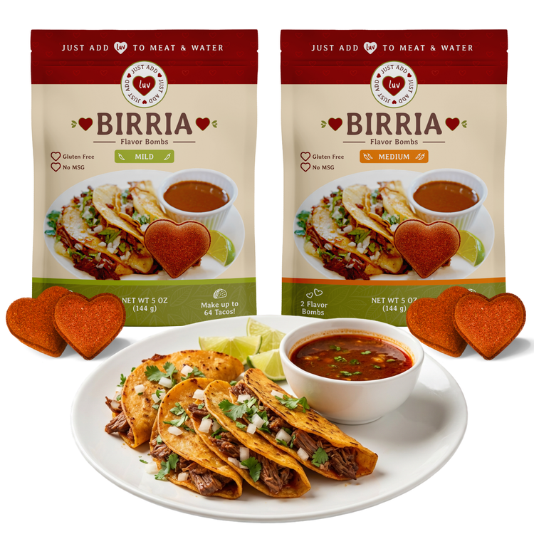 Birria Luv Bombs (2 per bag) Mild or Medium