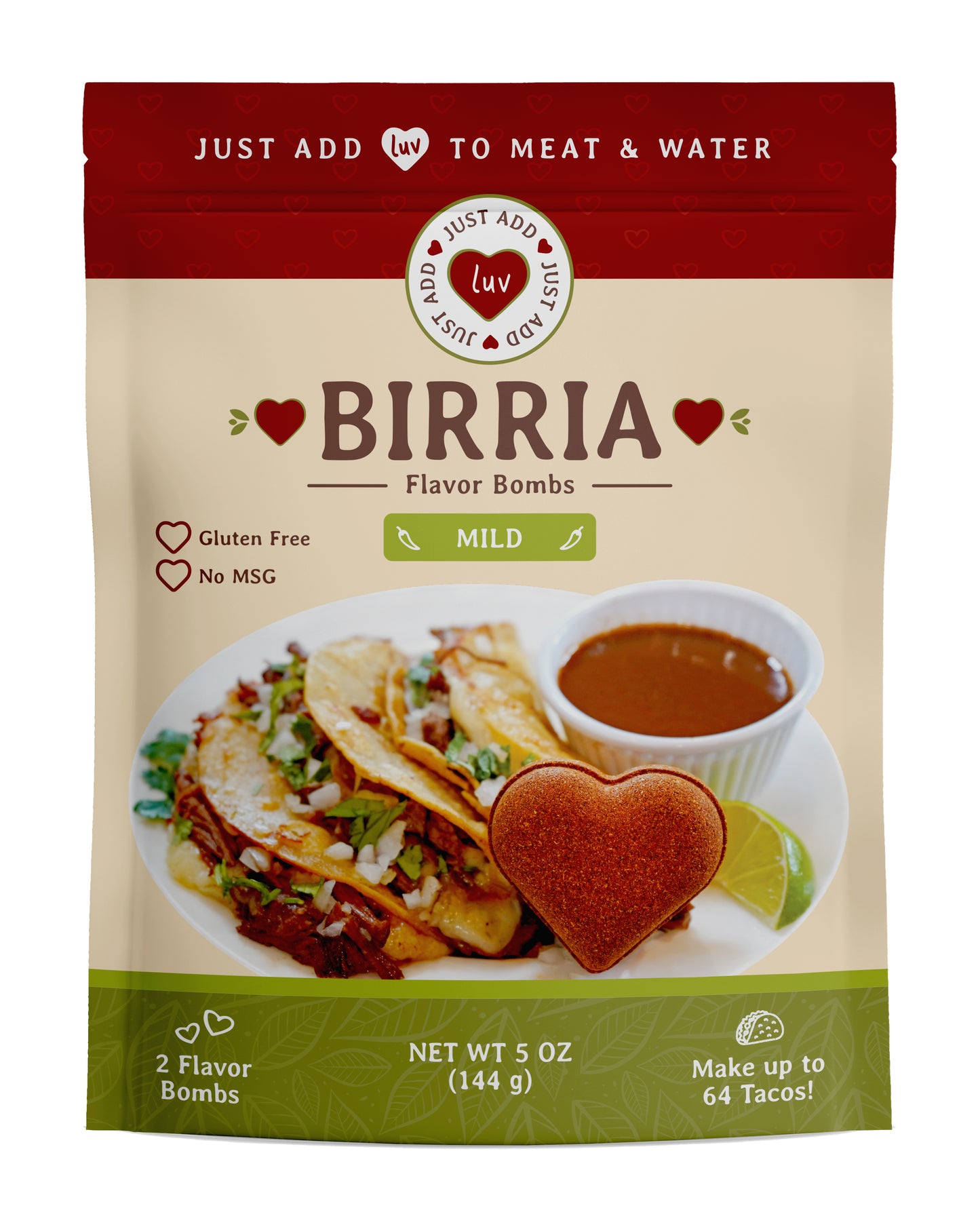 Birria Luv Bombs (2 per bag) Mild or Medium