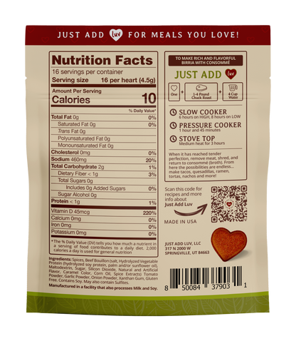 Birria Luv Bombs (1 Per Bag) Mild or Medium