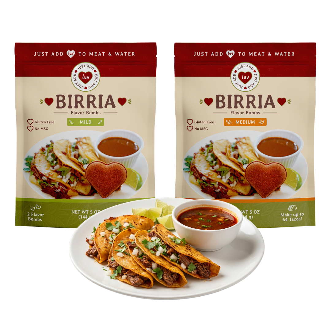 Birria Luv Bombs (2 per bag) Mild & Medium