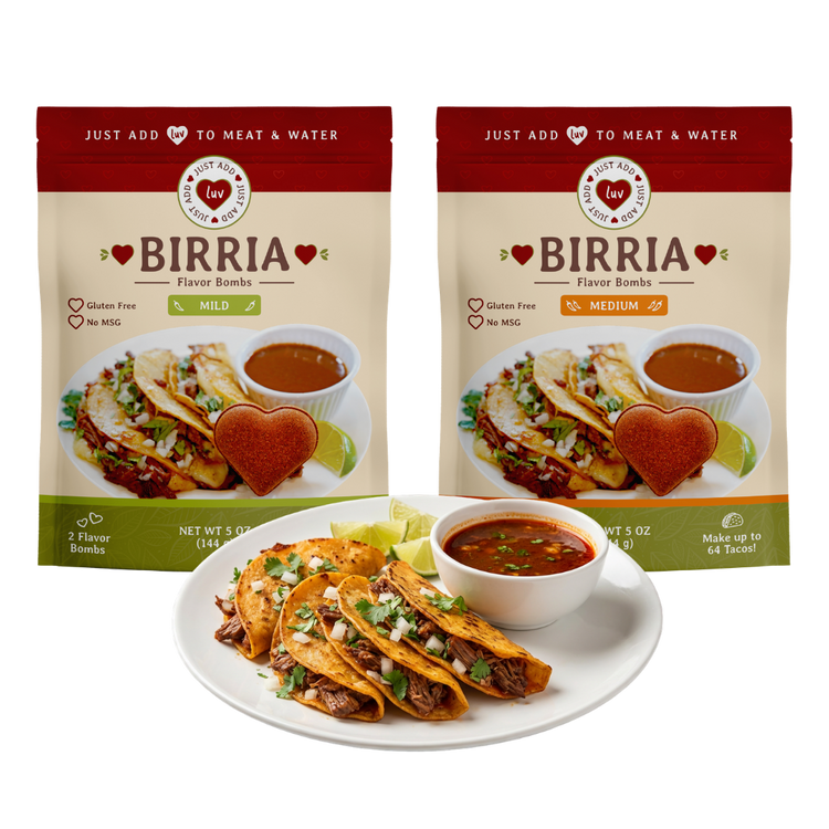 Birria Luv Bombs (2 per bag) Mild & Medium