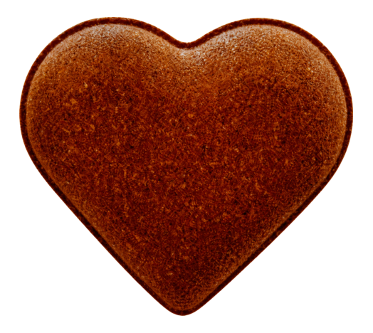 Heart-shaped Luv flavor bomb